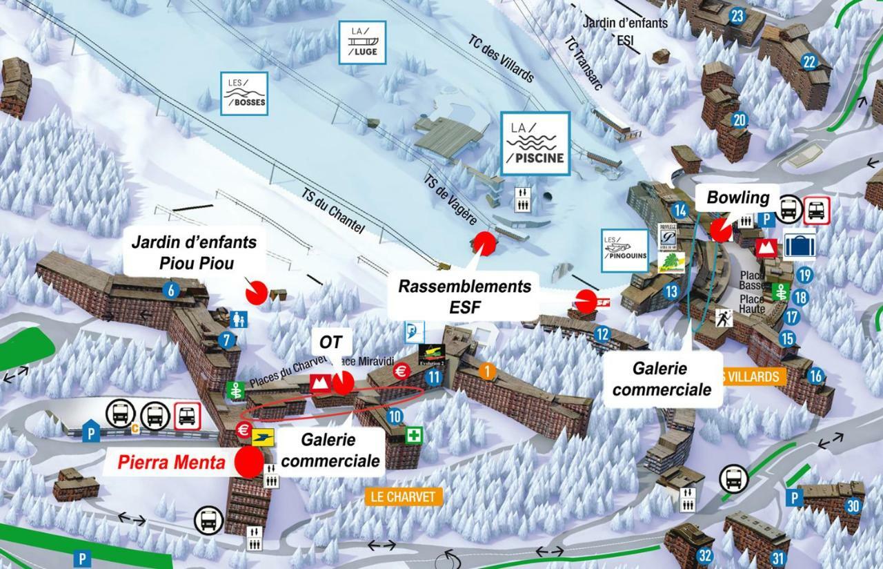 Arc 1800 Pierra Menta Apartment Les Arcs  ภายนอก รูปภาพ